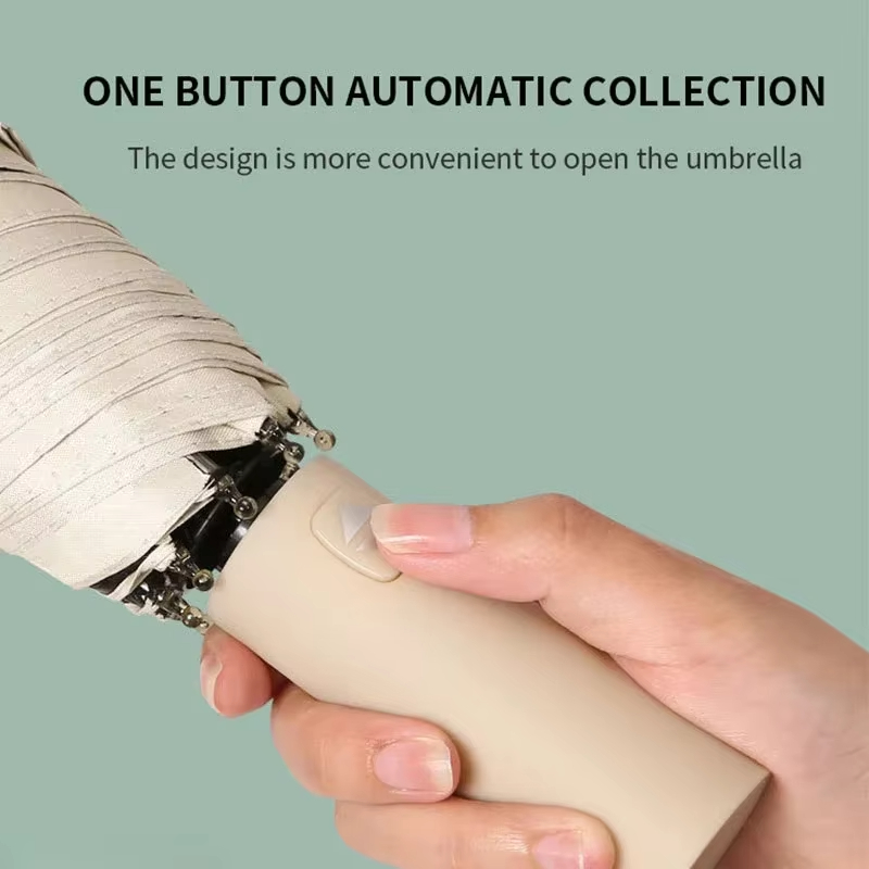 Xiaomi Automatischer Regenschirm, 24-Knochen, einfarbig, leicht, zusammenklappbar, großformatig, für den Außenbereich, wasserdichter Sonnenschirm, UV-Schutz