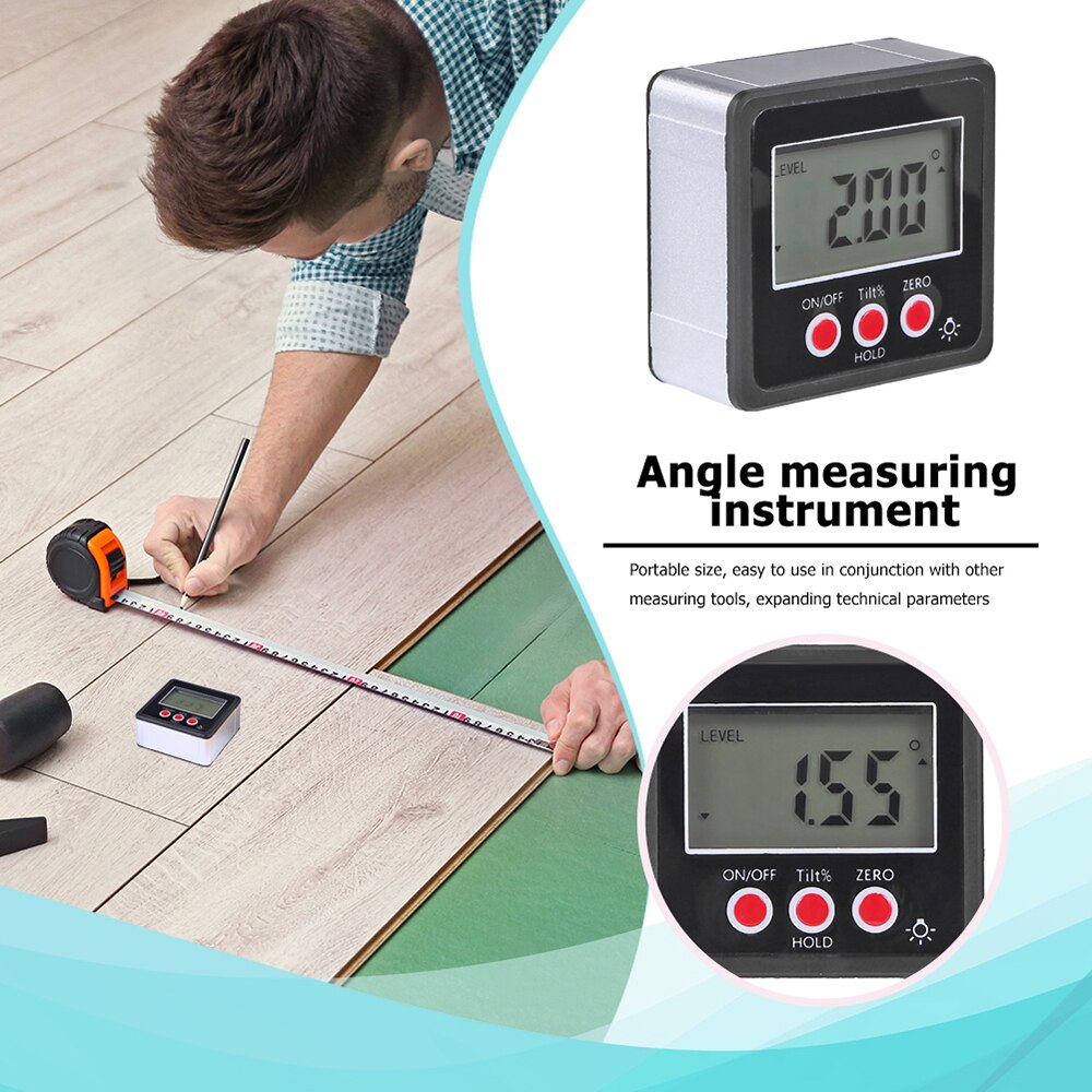 Thermomètre numérique industriel à infrarouge LCD portatif, pyromètre IR sans contact, testeur de température industrielle: Measuring Instrument
