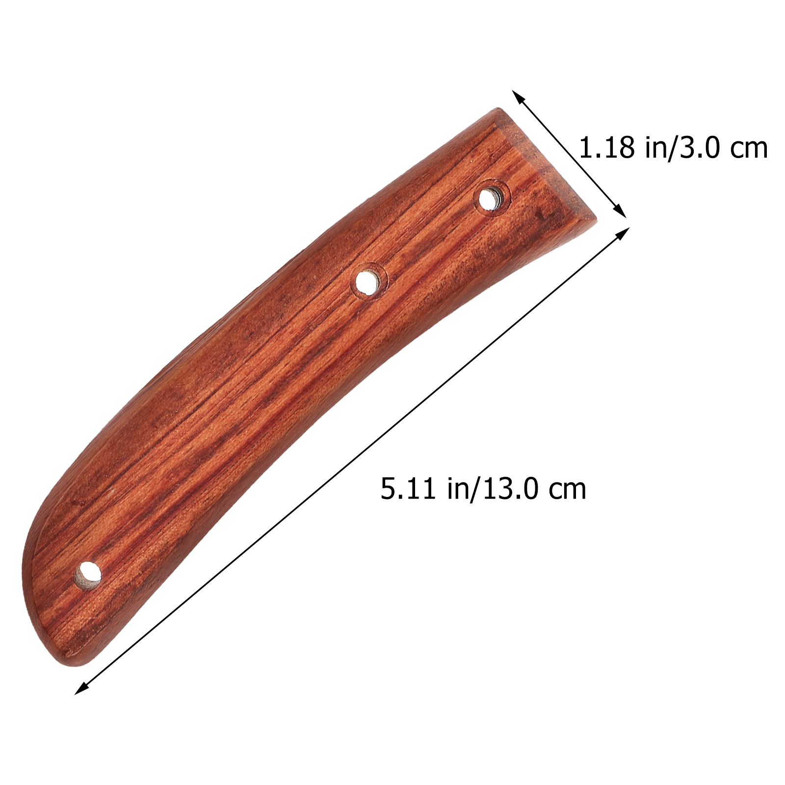 Solid Wood Handle Handles Tool Kitchen Knife Grip Replacement Component Circular