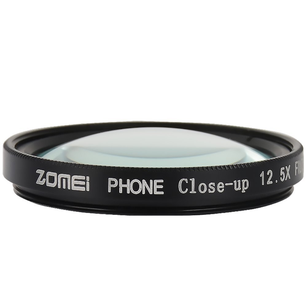 ZOMEI 37mm 12.5x Close Up filtros lente de filtro de teléfono para iPhone/Huawei/Samsung/Xiaomi/HTC/LG teléfono móvil