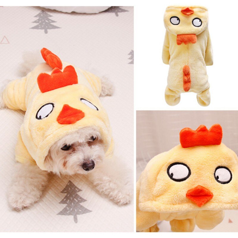 Dog Clothes For Chihuahua Pet Bear Pig Costume Puppy Hoodies Rabbit Dog Coat Jacket Rabbit Pajamas Clothes Pug Bulldog ~