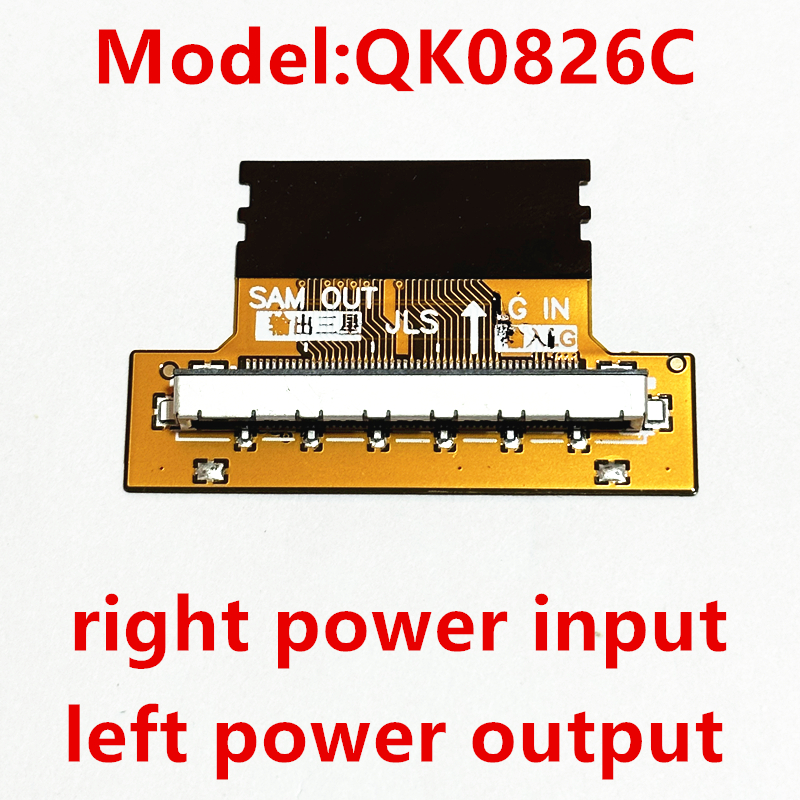 modèle FHD LVDS LVDS 51pin SAM tour LC câble connecteur câble adaptateur carte gauche et droite remplacement modèle: Bleu