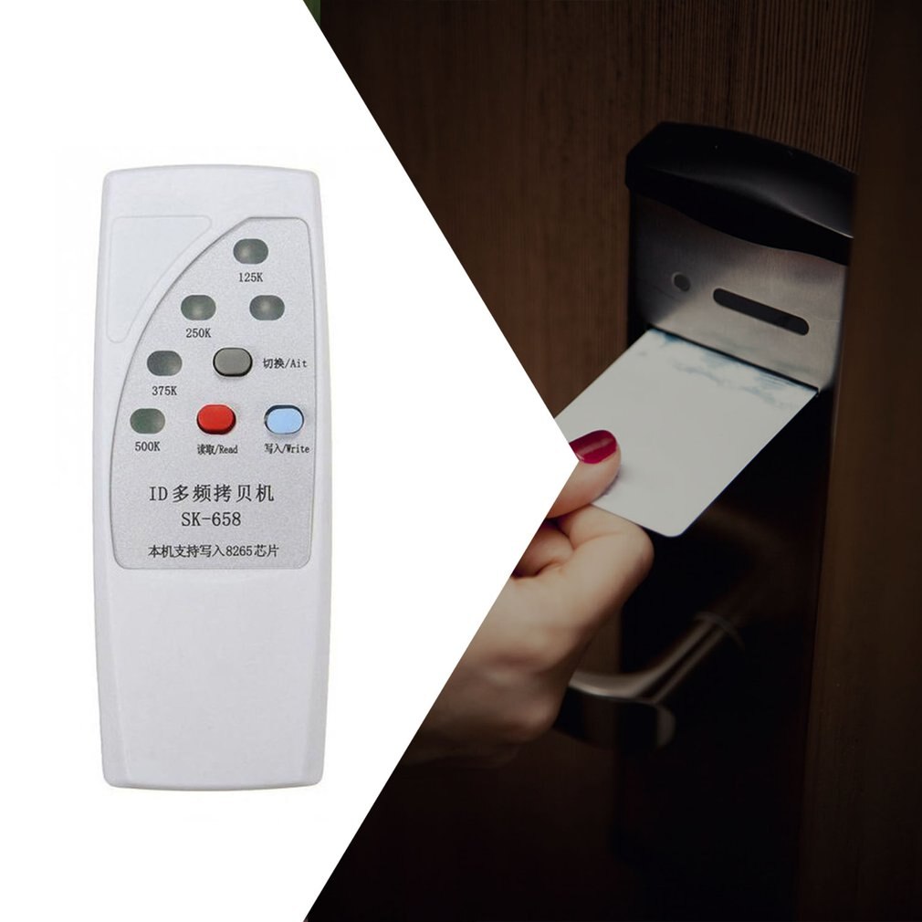 SK658 RFID Multi-frequency Duplicator 125KHZ-500khz Copier Writer RFID Card Reader For Door Access Control