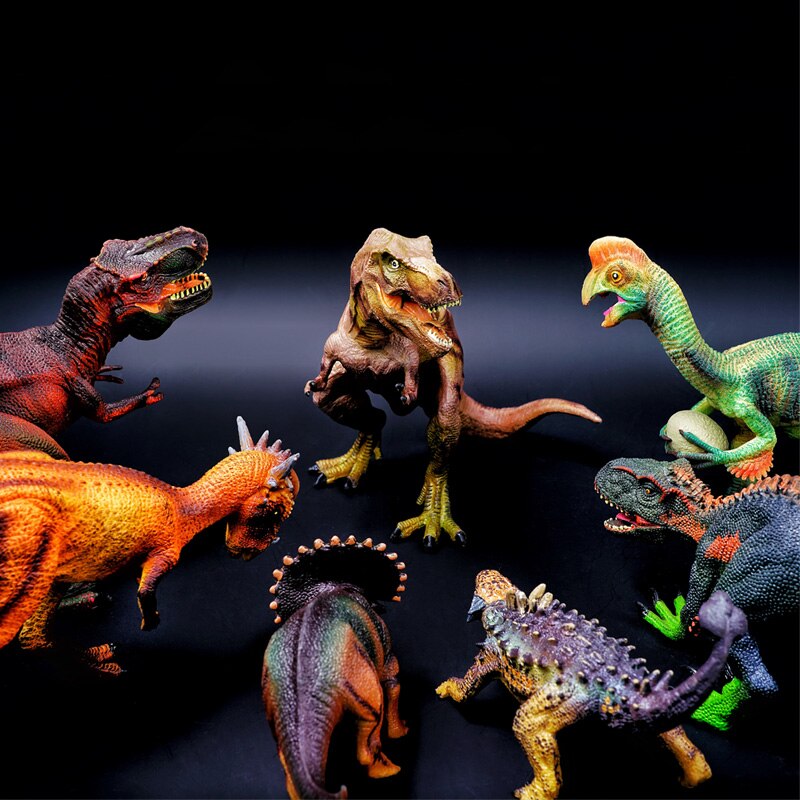 large wild animals dinosaur toys suit plastic play model can be touching my baby boy home decoration Christmas