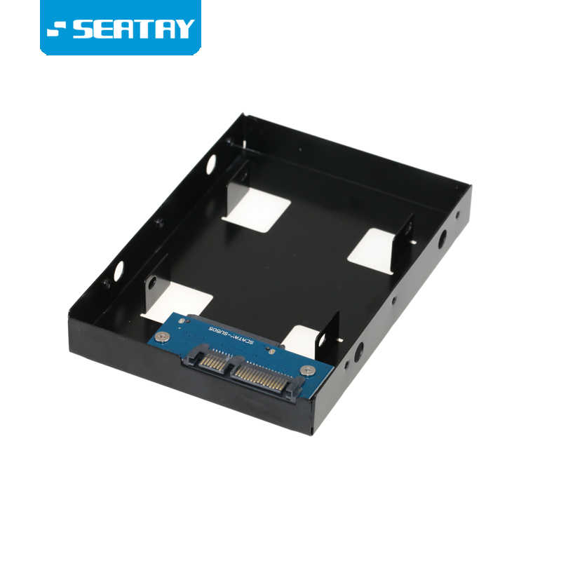 2.5 " sata hdd drev  to 3.5 " sata harddisk beslag/ harddisk konverter ssd adapter dissipation huller til desktop hdd konverter