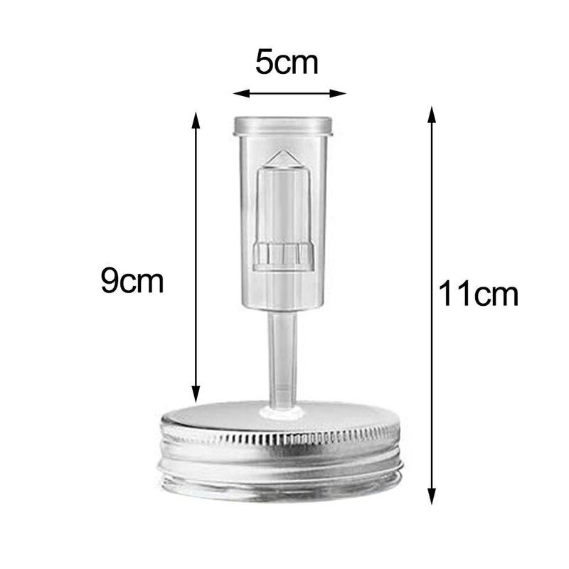 Household Wide Mouth Mason Jar Set With Fermentation Lid Airlock High Kitchen Supplies