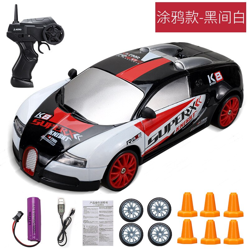 RC Drift Auto Spielzeug Leistungsstarke 4WD 2,4G Schnelle Drifter Racing Auto Fernbedienung GTR Modell AE86 F8 Fahrzeug Auto für Kinder Spielzeug: Bugatti W