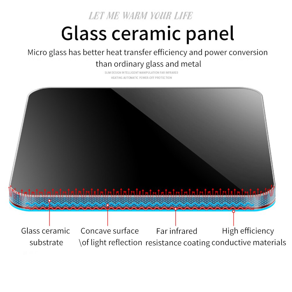 Portable Adjustable Temperature ABS Desktop Heating Pad USB Charging Home Office Waterproof Coffee Mug Warmer Electric Milk Tea