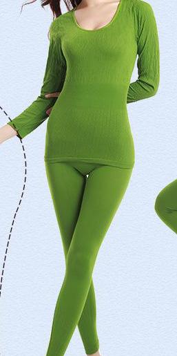 Spring Lady Thermal Underwear Thin Seamless Integrated Shapewear Home Furnishing Service Long Johns