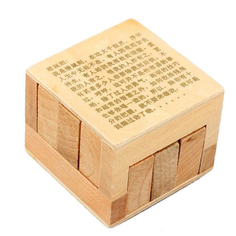 Toyvian Luban Castello Puzzle In Legno – Gioco Di Intelligenza E Logica 3D. Set Da 10 Pezzi Per Bambini (6+) E Adulti. Rompicapo Creativo Da Tavolo.