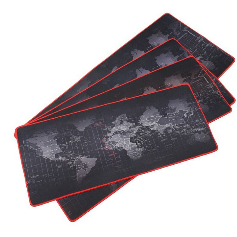 Large size durable gaming Mouse Pad Computer Mouse pad World Map Natural Rubber Mause Pad Keyboard Desk Mat Gamer desktop