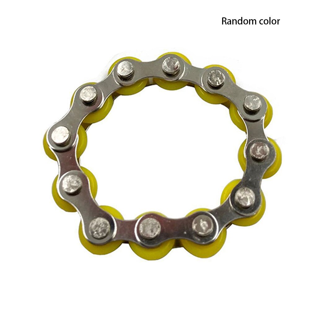 Giocattolo di agitazione della catena della bicicletta antistress per bambini/catena per bici per adulti Fidget Spinner bracciale ansia rilievo Gadget 6/8/12-link