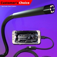 Endoskop Kamera für Android Telefon PC Flexible Kabel 7mm 5,5mm IP67 Wasserdichte Micro USB C Industrie