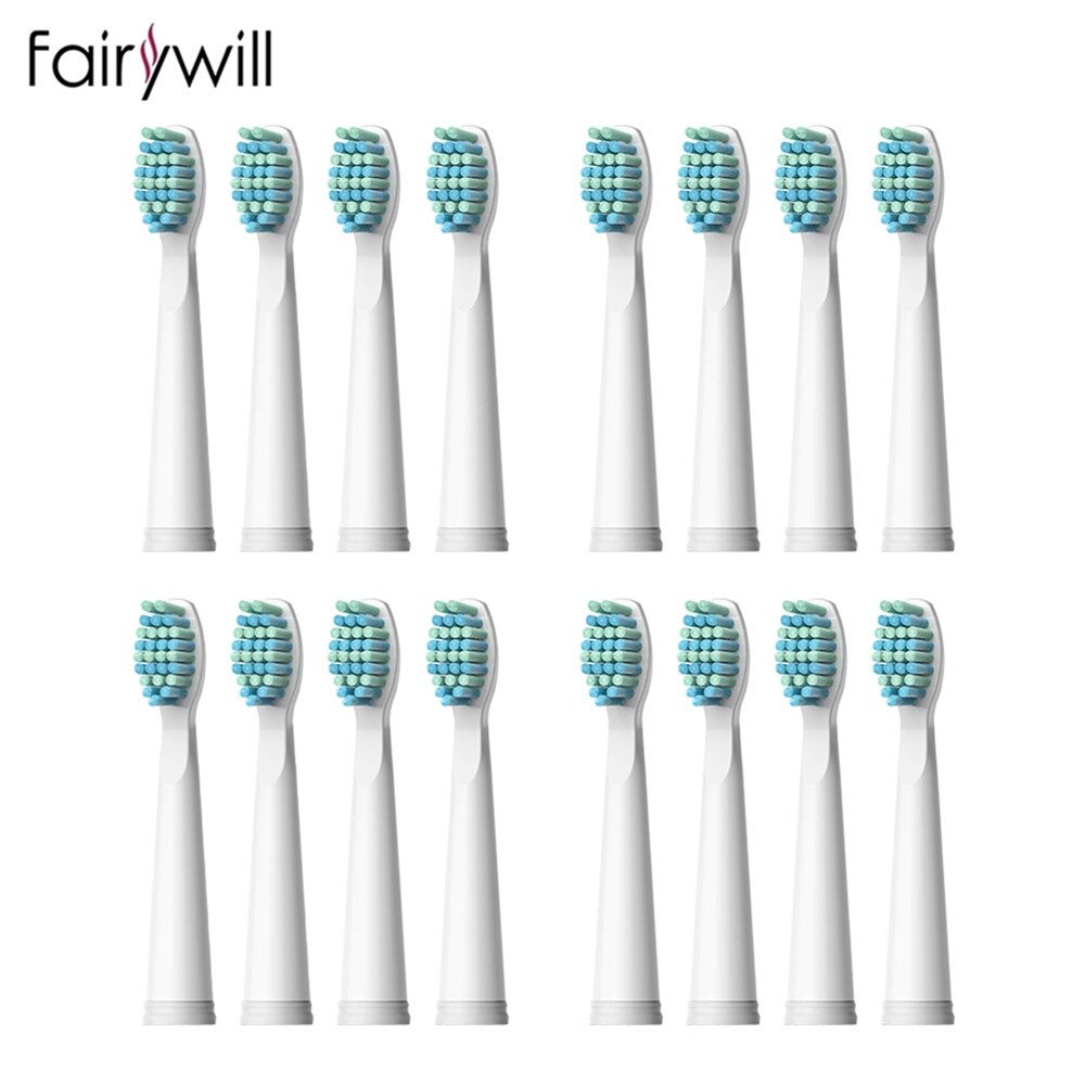 Fairywill Sonic Electric Toothbrushes Replacement Heads Toothbrush Heads Sets Interdental Brush Headsfor FW-507 FW-508 FW-917: AE-FW-01-4