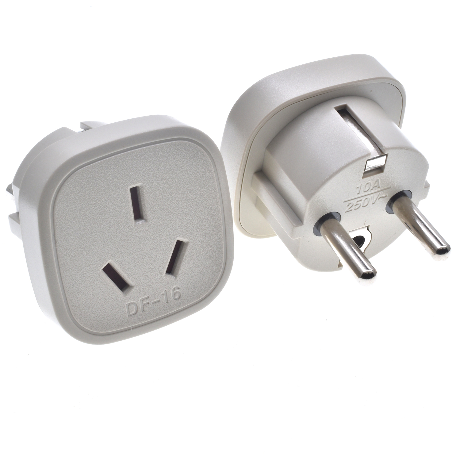 EU Stecker Adapter EU Reise Adapter Konverter 2Stifte Buchse AU China Australien Neuseeland Zu EU Russland AC Steckdose