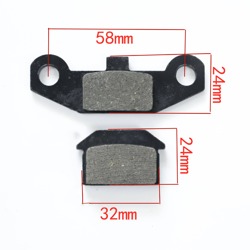 Motorradbremsen vorne hinten Scheibenbremsbeläge Schuhe für 50 cc 125 cc 150 cc 250 cc CBR CRF CTCT CBX Rolle Moped: Champagner