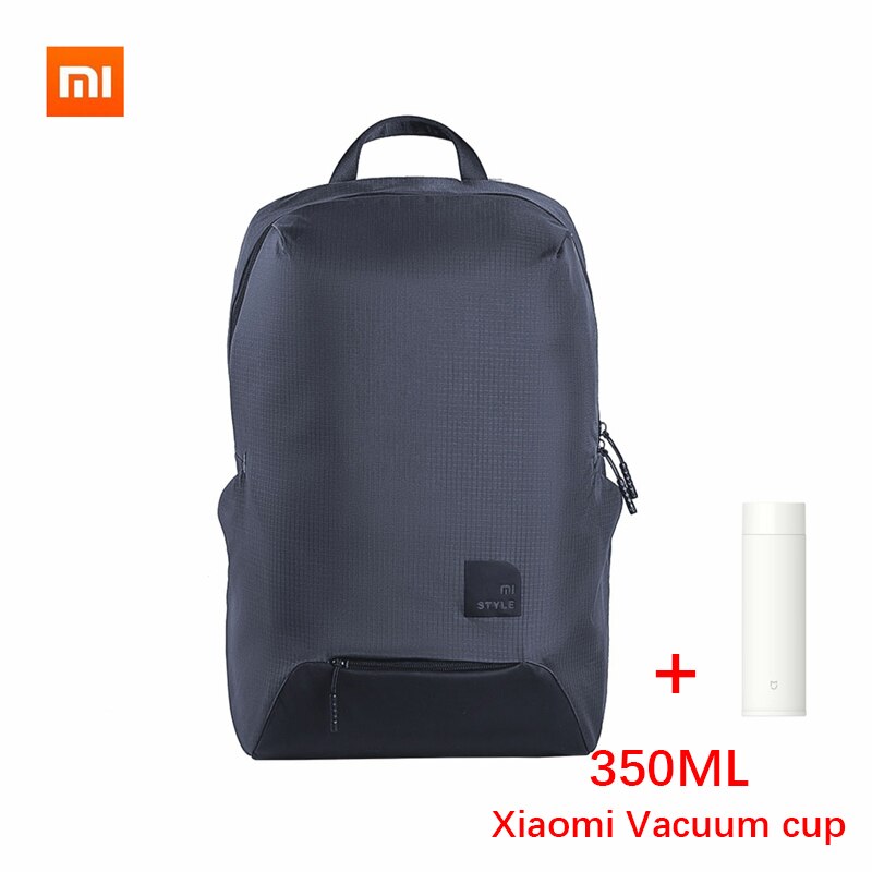 Originale xiaomi sport casuali zaino 23L tecnologia intelligente di livello del materiale di decompressione 4 sacchetto impermeabile del computer portatile borsa studente borsa: Blue 350M whitecup