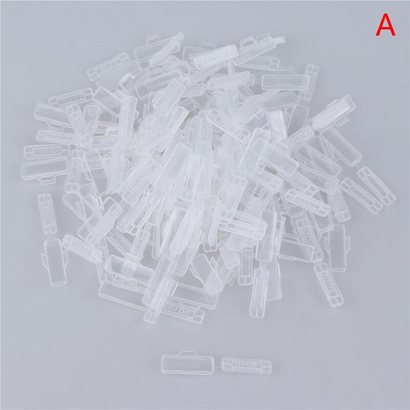 100pcs Waterproof Cable Tie Marker Holder Case Plastic Wire Sign ...