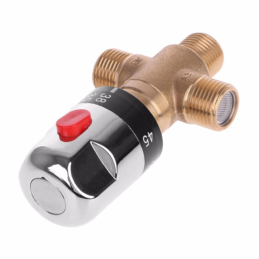 Solide Durcheinander G1/2 Männlichen 3 Weg Thermomischer Dusche Wasser Temperatur Kontrolle