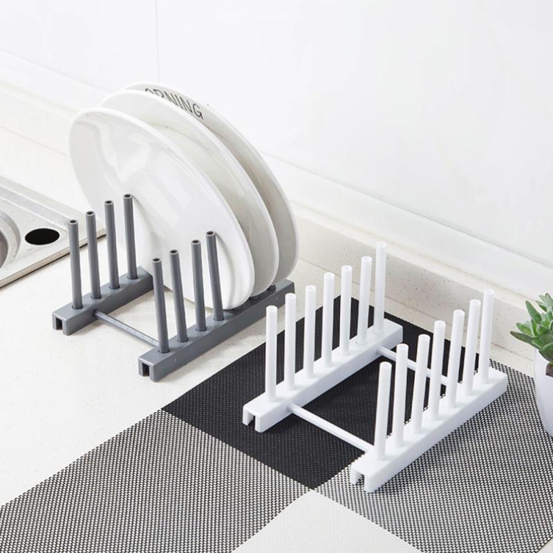 1PCS kitchen Sink Drain Rack Storage Organizer Dish Drying Rack Holder Shelf Drainer Plastic Plate Cups Stand Display Holder
