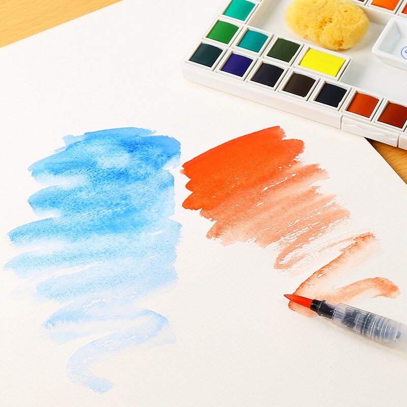 Baohong watercolor paper dispensing cotton pulp 300G watercolor paper fine grain in the grain rough beginner art supplies