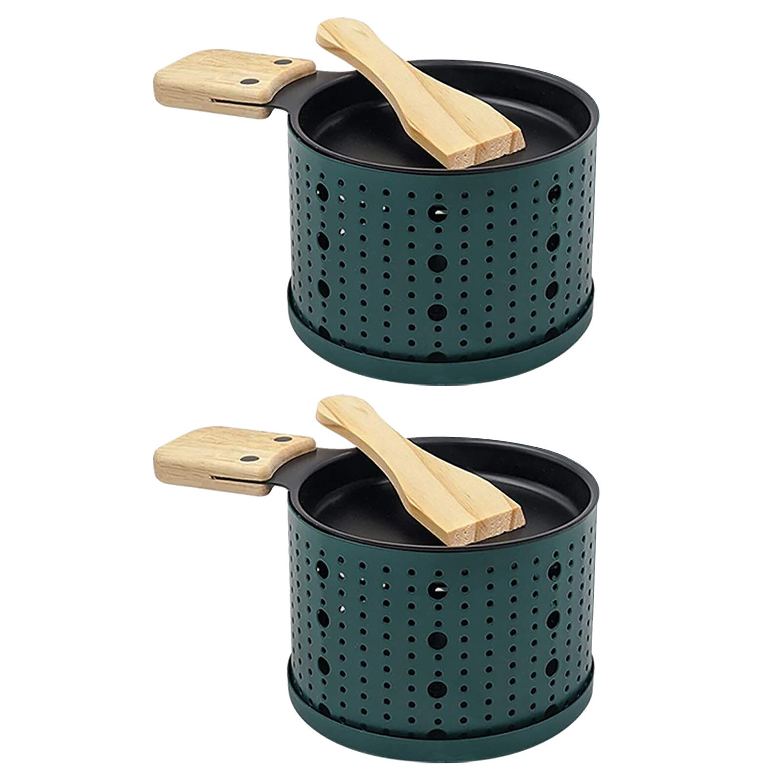 Kaasplank van Bamboe met Kaasmessen Set - Ronde Kaasplaat van Hout met 4 Messen - Bamboo Cheese Board