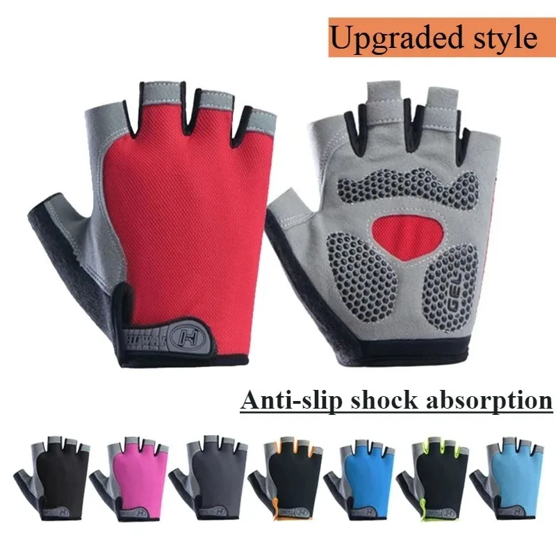 Boxhandschuhe für Männer und Frauen, fingerlos, Radfahren, Motorradfahrer, MTB, Fahrradhandschuhe, Fitnessstudio, Yoga, Fitness, Training, Übung, Fäustling, elastisch