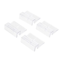 4 Uds. De soporte de tapa de cristal acrílico para, para acuario, pecera, 10mm, CNIM: Default Title