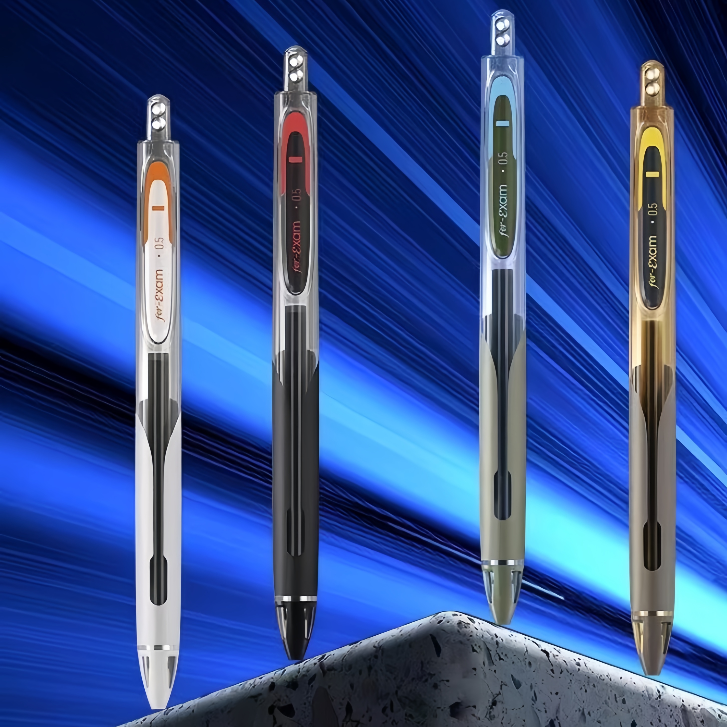 High Ink Pens 4 Exam-Specific Gel Pens, 0.5mm Fine Tip, High-End... – Grandado