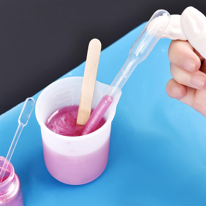 AB Crystal Epoxy AB Resin Glue Small Bottle 1:1 AB Glue With Free 1 Set Resin Molds Making Tools Starter Set Jewelry Making