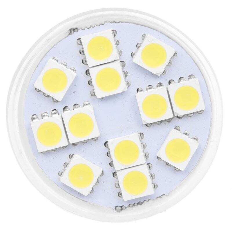 2W MR11 GU4 120-144LM Led Lamp 12 5050 Smd Witte Lamp