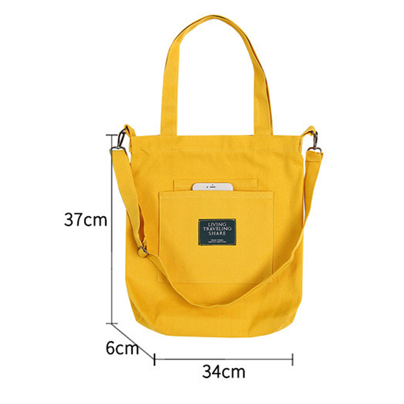 Large Capacity Canvas Tote Bag Fabric Cotton Cloth Reusable Shopping Bag Women Beach Handbags Printed Shopping Bags