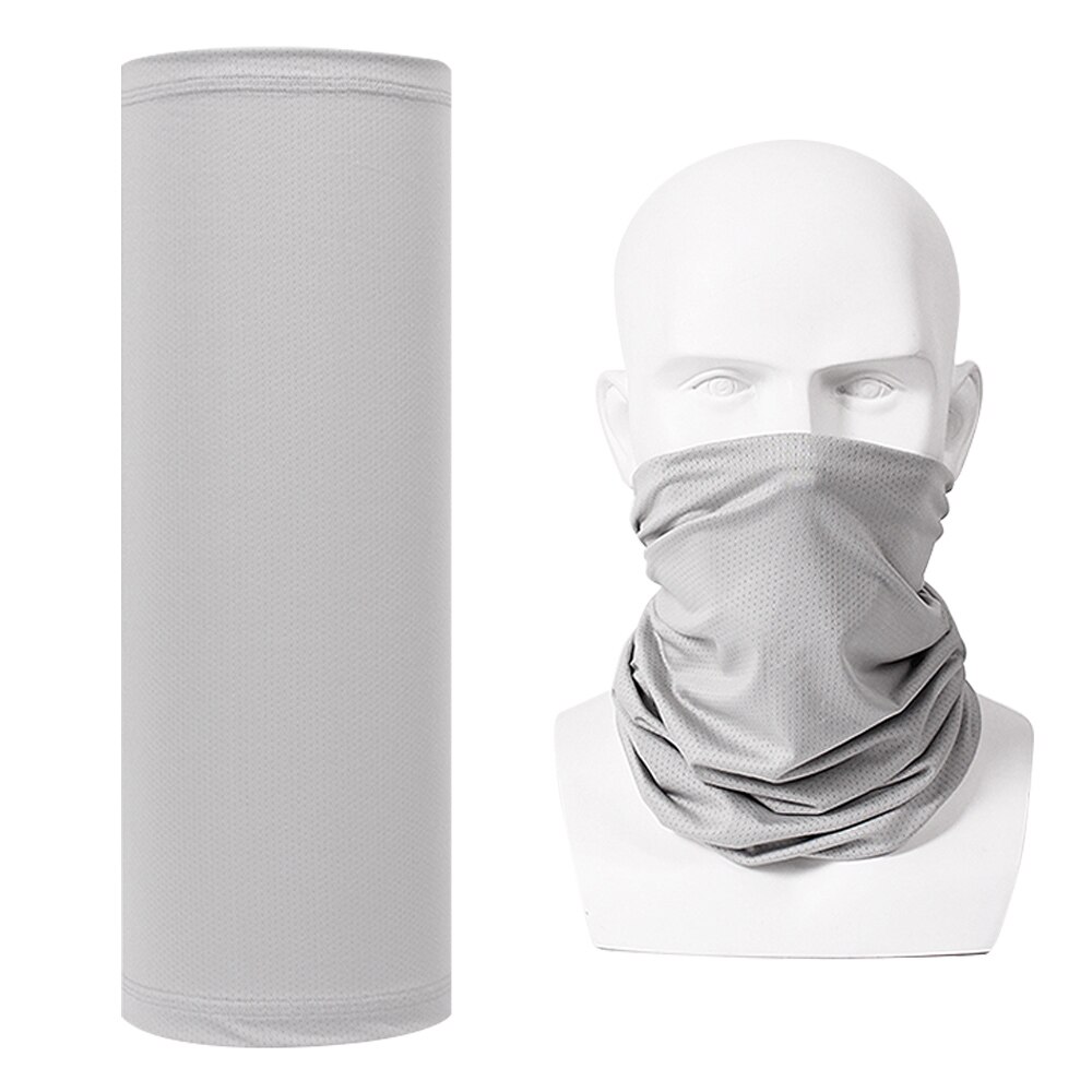 Sommer bandana halv ansigtsmaske skjold blød solcreme hurtigtørrende komfortabel tube ski tørklæde pandebånd hat halsbetræk gamacher mænd kvinder: 05