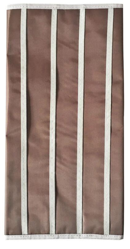 Bolsa colgante multifuncional para escritorio de estudiante, organizador de libros para aprendizaje, papelería creativa: Marrón