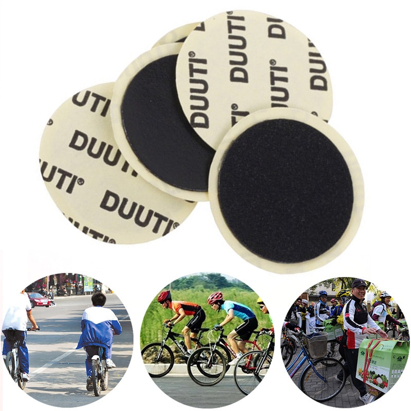 5/10pcs Bike Adhesive Bicycle Tube Patch Inner Tire Glueless Patch Cycling Tire Patch Without Glue Fast Repair Tools
