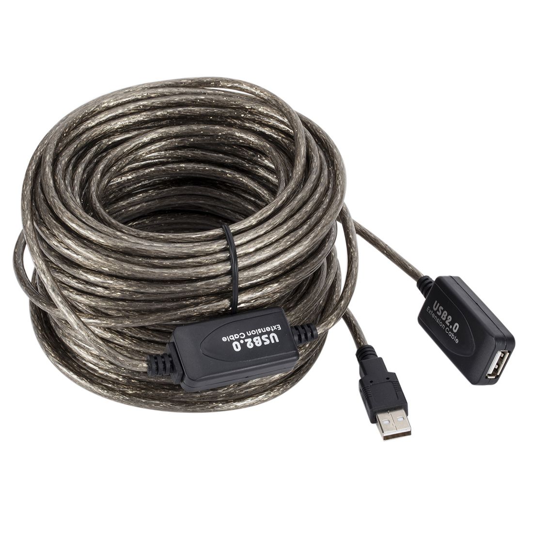 5M 10M 20M USB 2.0 Verlängerungskabel USB Verlängerung Stecker auf Buchse aktiv Verstärker USB-Anschluss Kabel Draht Verlängerungskabel USB-Adapter