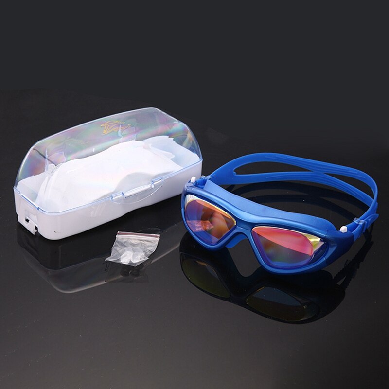 Lunettes de natation Anti-buée pour piscine, étanches, réglables, avec pince à nez