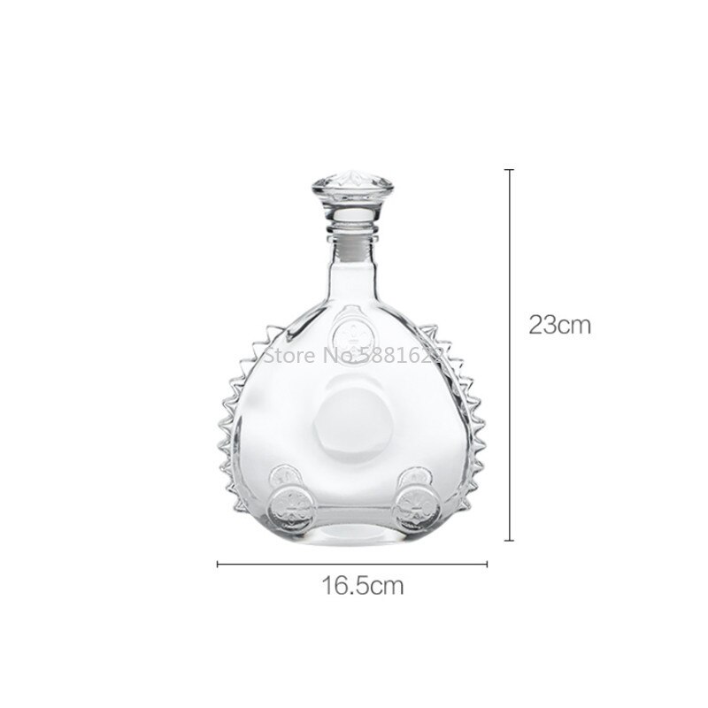 Retro Red Wine Bottle Champagne Glass Whiskey Wine Decanter Bottle Jug Pourer Aerator for Family Bar Transparent Wine Glass