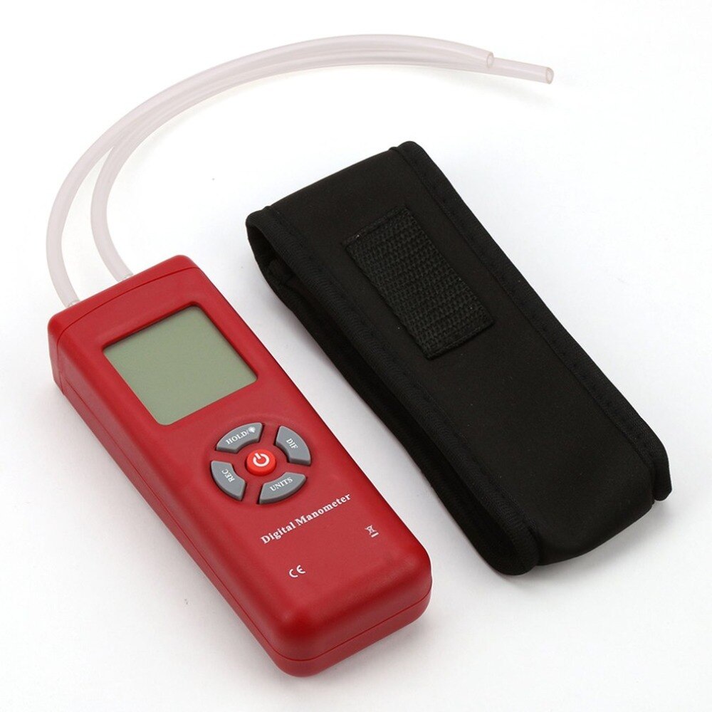 TL-100 Digital Manometer Luftdruck Meter Tragbare Druck Messgeräte Handheld U-typ Differential Druck Meter