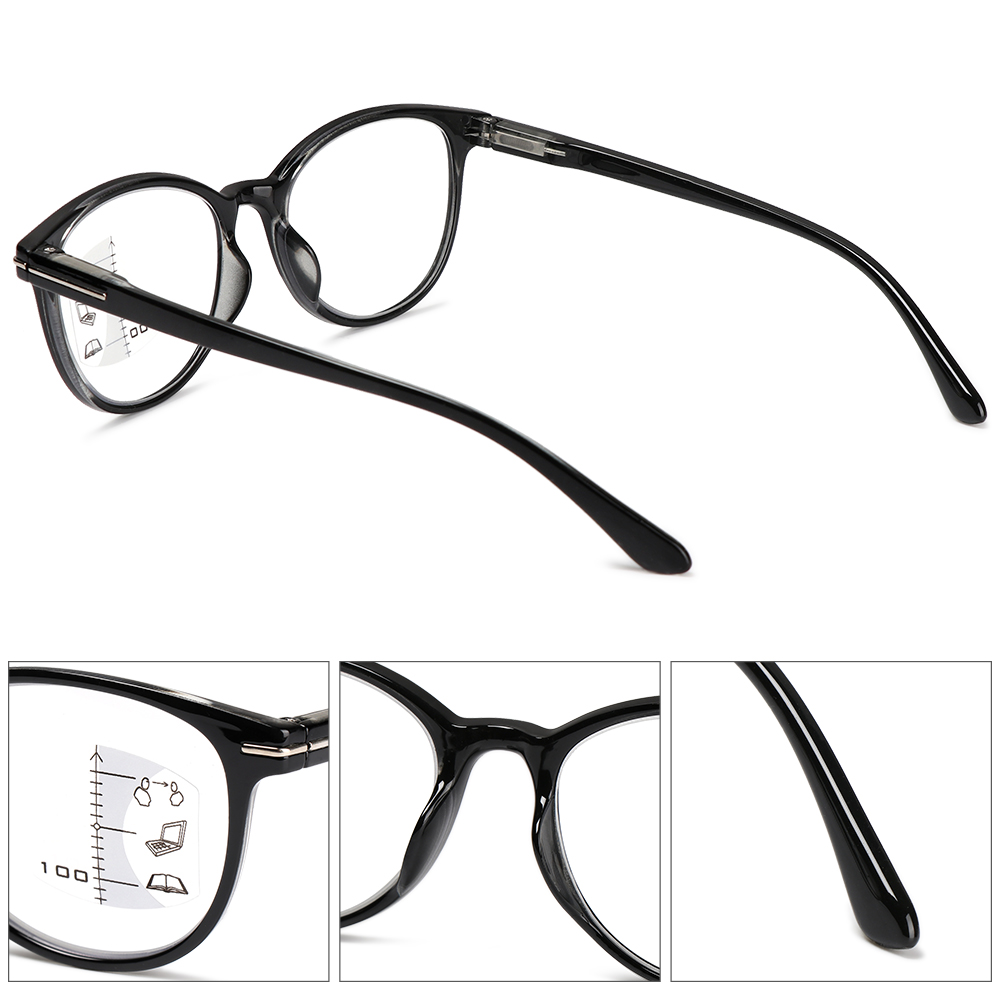 Lunettes de lecture multifocales progressives, unisexe, anti uv, lumière bleue, presbytie, ordinateur, force + 1.0 ~ + 3.5