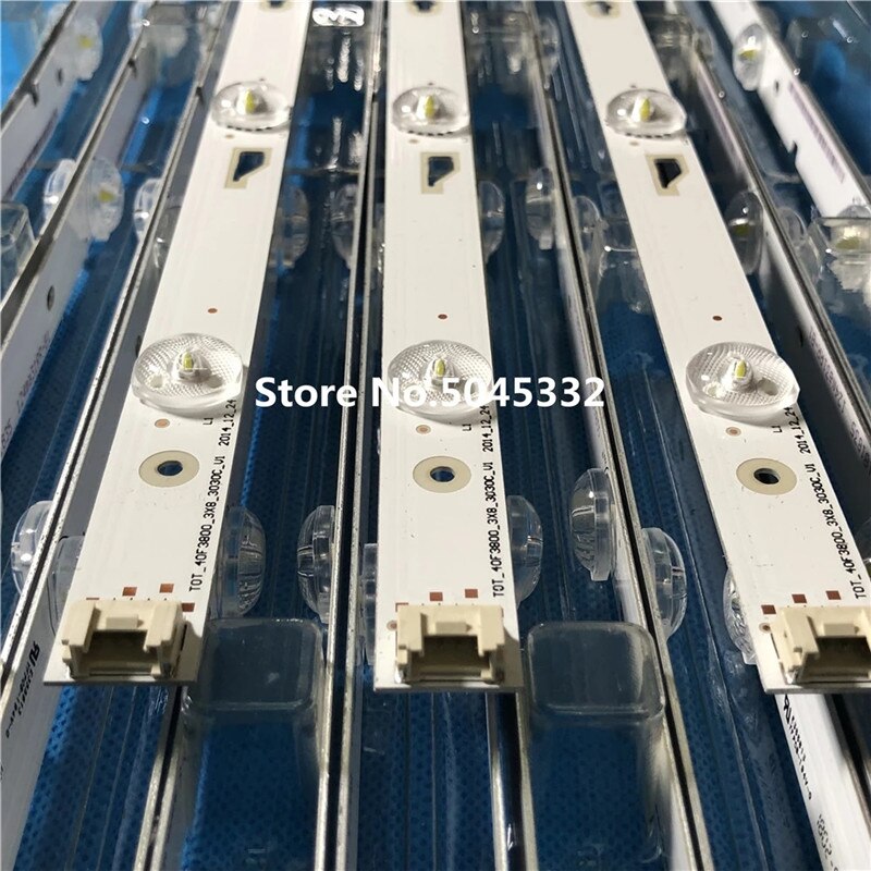 Led backlight for tcl 40 "tot -40 f 3800-3 x 8-3030c-v1 6v l40 f 3303b l40 f 3301b l40 f 3800a bar stripscreen lvf 400 ss 0 te 2 v 2 3 pieces tv