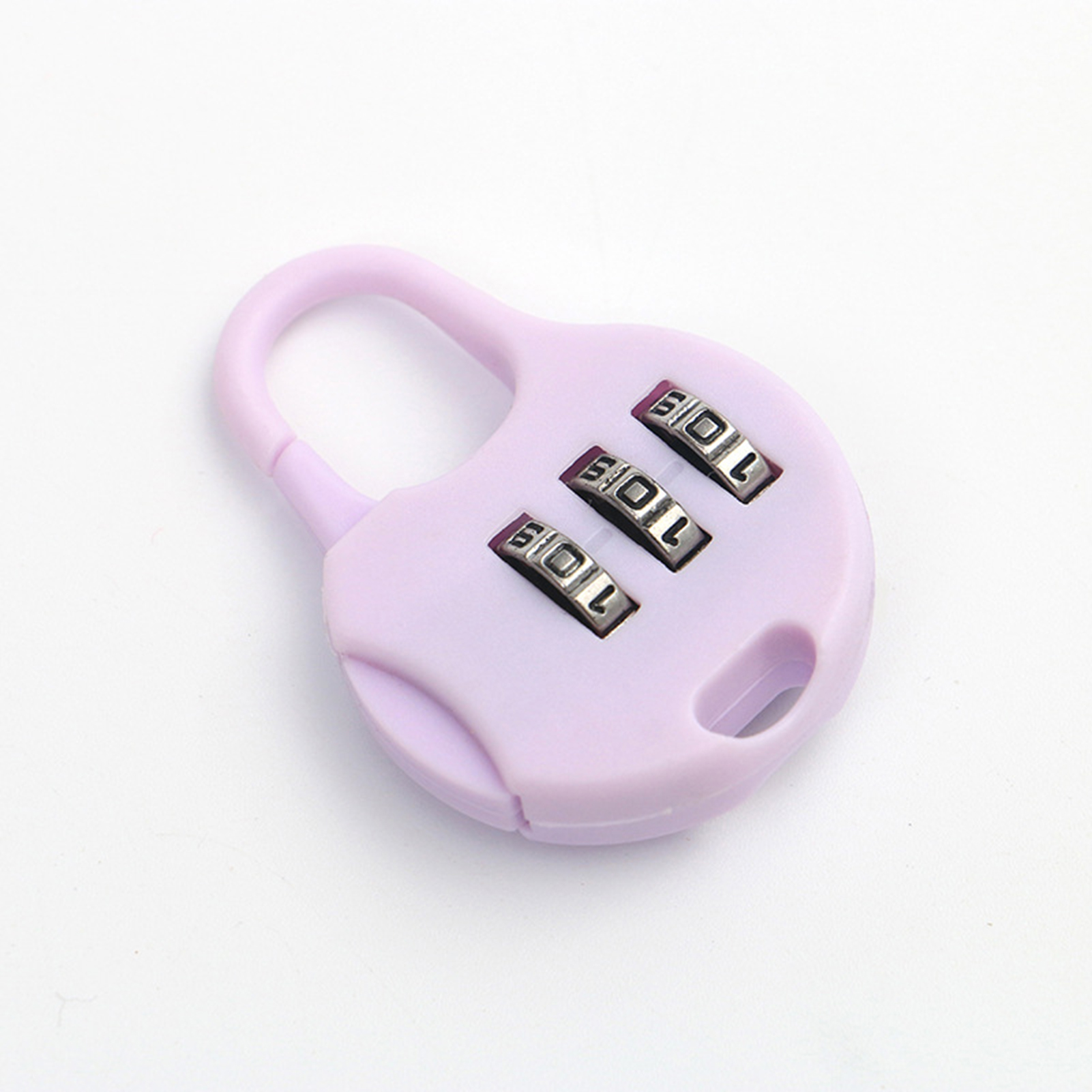 1Pc Reizen Hangslot Anti-diefstal Rugzak Klein Hangslot Resetbare 3 Cijfercombinatie Koffer Wachtwoord Codeslot Hangslot vc