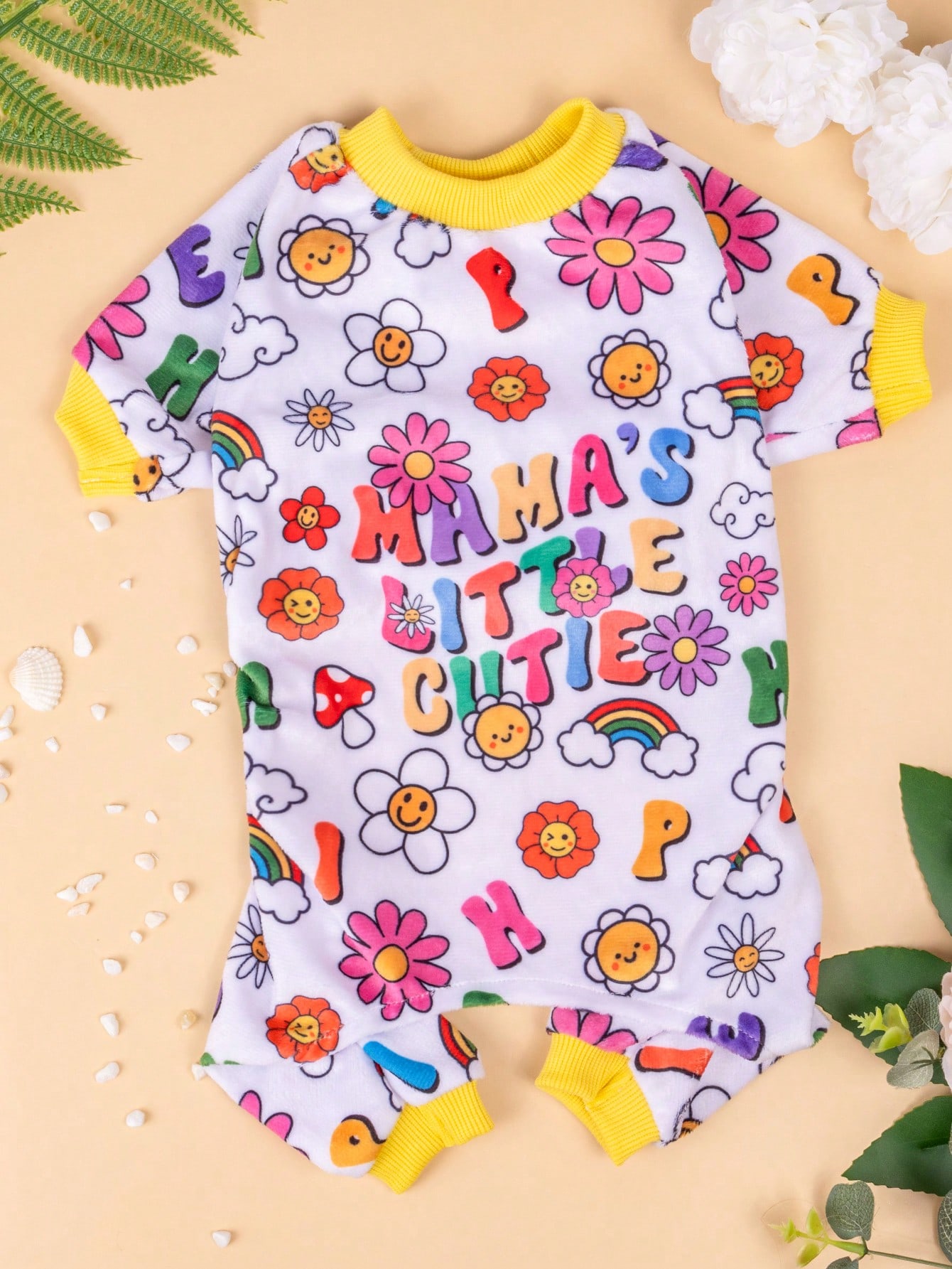 U Pick pijamas de para perros pijamas de poliéster para perros masculinos y femeninos ropa Popular para mascotas Onesies para perros pijama para perros con estampado: XS / Negro