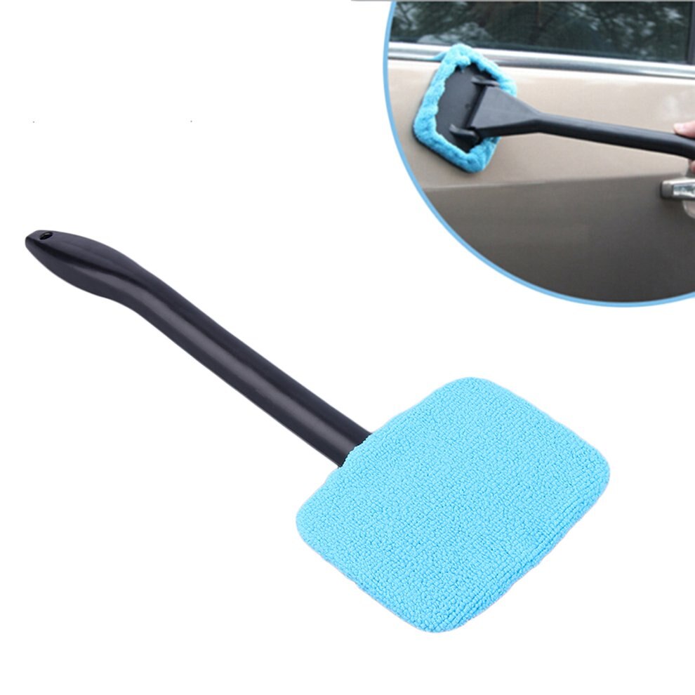 Draagbare Plastic Voorruit Cleaner -Microfiber Schoon Moeilijk Te Bereiken Windows Op Uw Auto Of Thuis