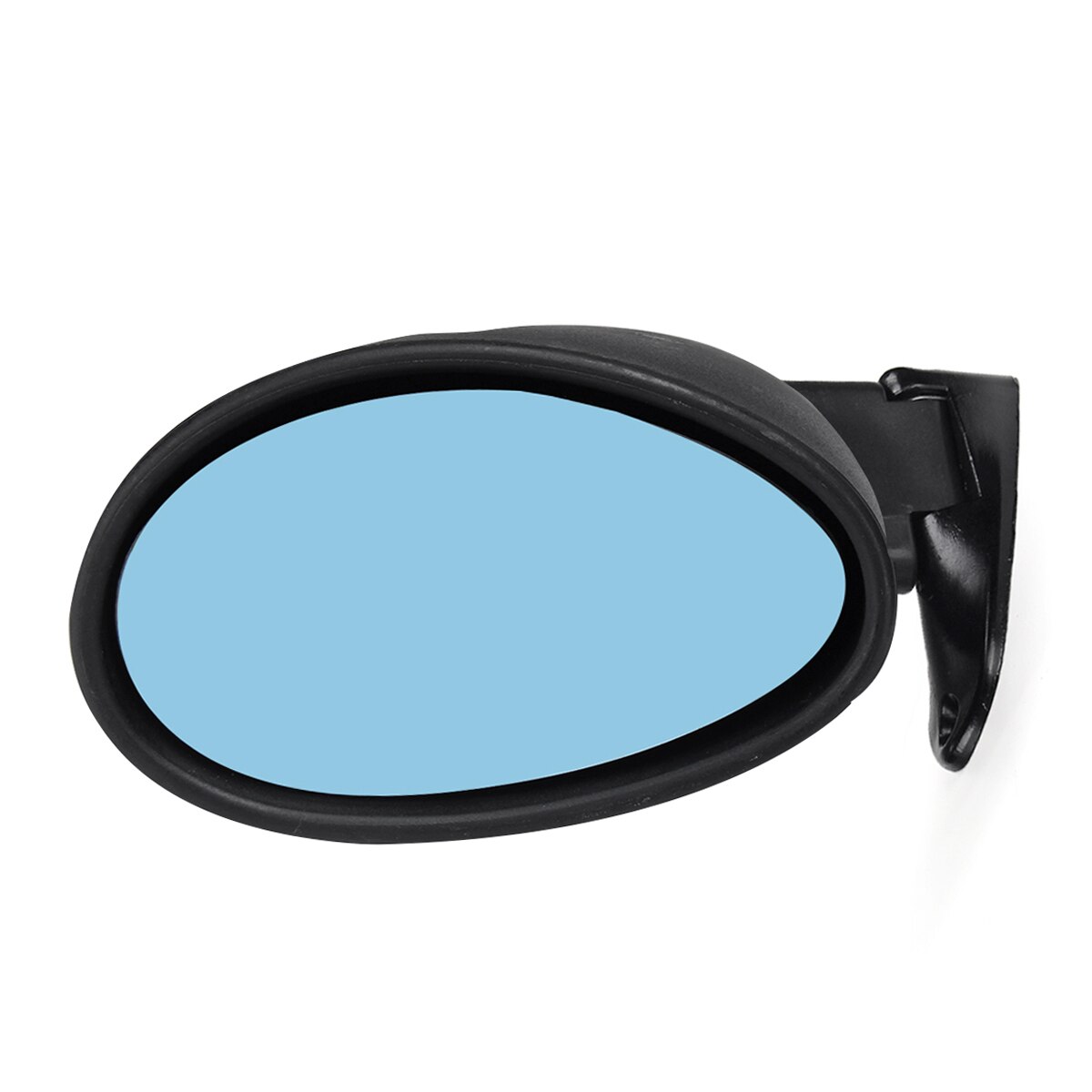 1Pair Universal Car Left/Right Classic Car Door Side Rear View Mirror Blue & Gaskets Vintage Black