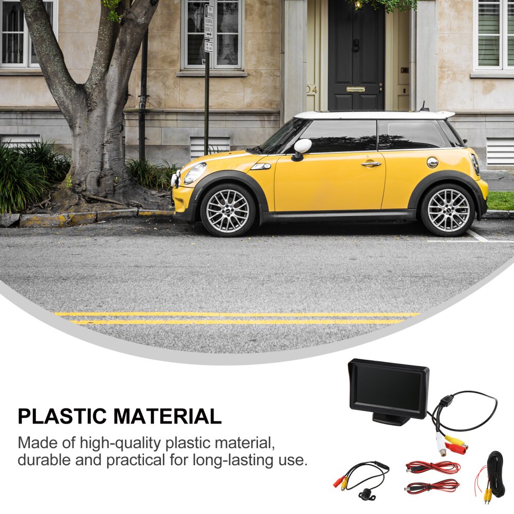 1 Set Car Rear View Kit 4.3 Inch LCD Monitor and Parking Reversing Camera