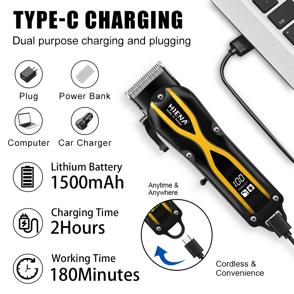 Hommes électrique tondeuse à cheveux barbier finition sans fil tondeuse à cheveux Rechargeable électrique visage barbe Machine de coupe de cheveux