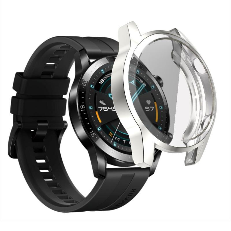 Schutzhülle Für Huawei Uhr GT 2 46mm Weiche TPU voll Bildschirm Schutz fallen Für Huawei Gt Uhr Schutz abdeckung Zubehör: 2