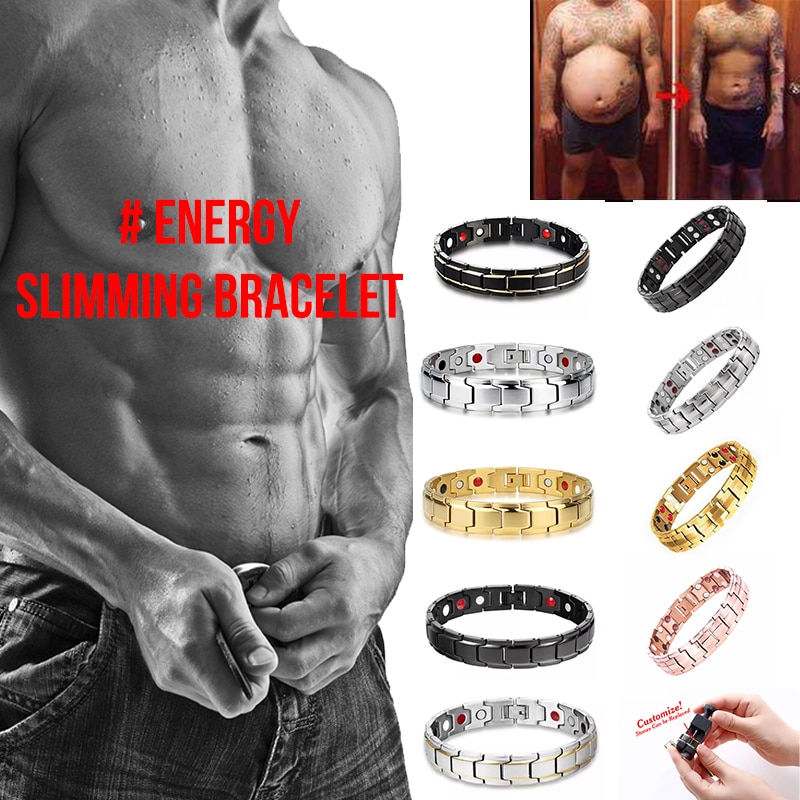Men Women Healthy Magnetic Bracelet 3 Health Care Elements Relieve Fatigue Improve Sleep Reduce Fat Magnets Bangles Lovers