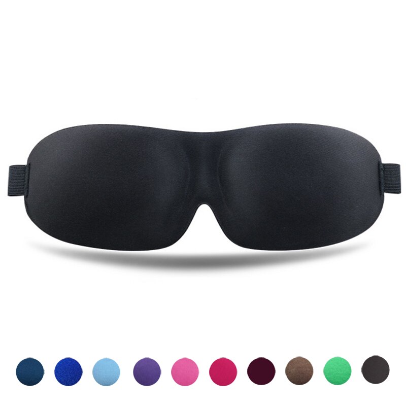 Mascarilla 3D para dormir para hombre y mujer, máscara de algodón estéreo para los ojos, para descanso de ojos, cuidado de la salud